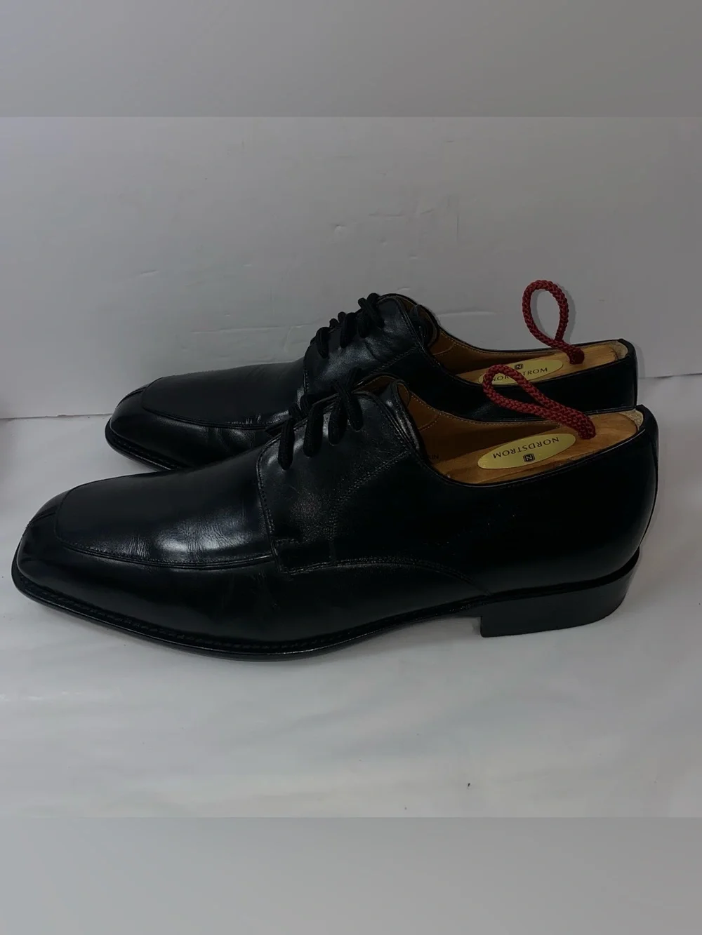 Mezlan Carmichael Mens 8.5W Black Leather Split Toe Derby Dress Shoes